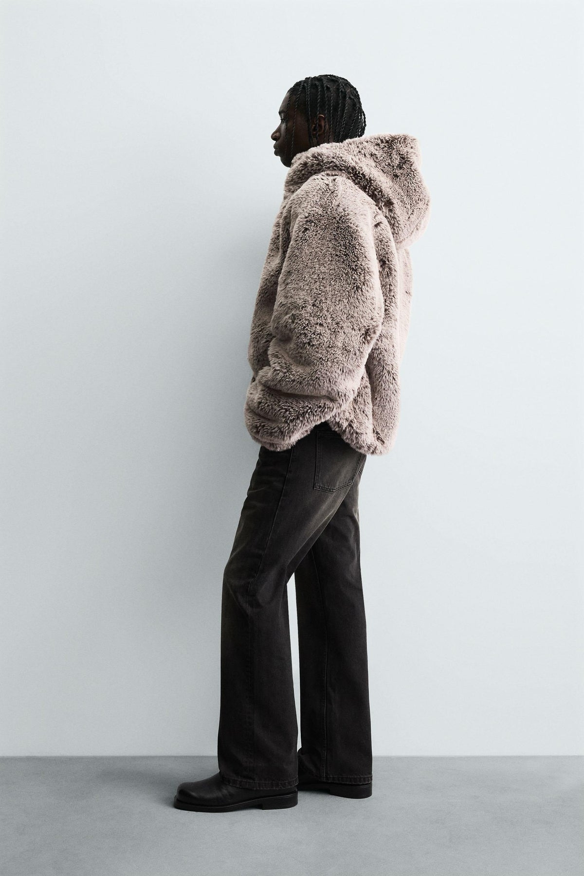 ZA Unisex Faux Fur Coat